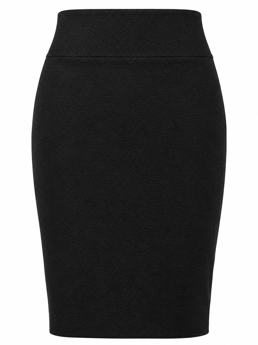 LULAROE | NWT Minimalist Cassie Solid Black Textured Stretch Pencil Skirt | L